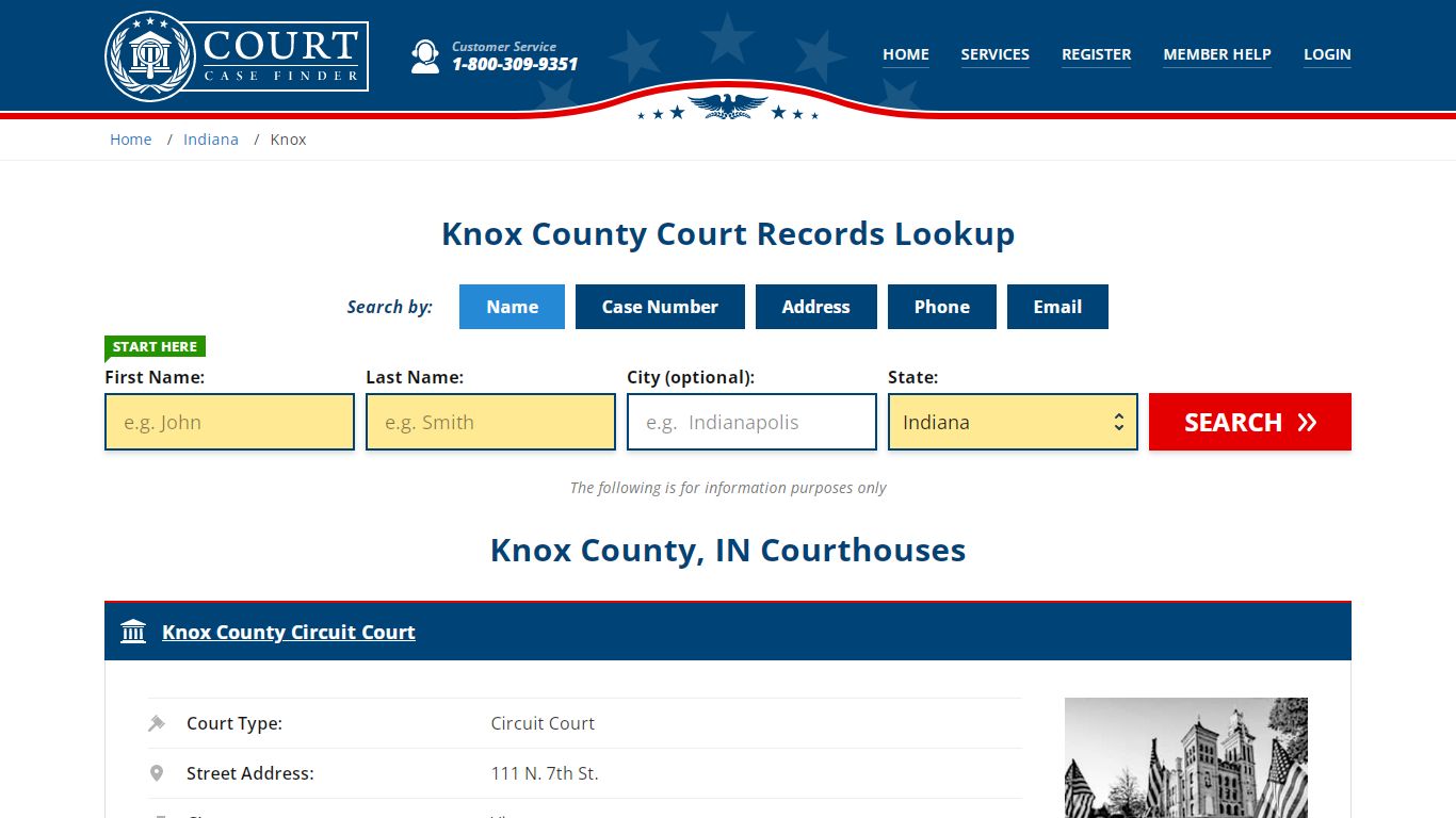 Knox County Court Records | IN Case Lookup